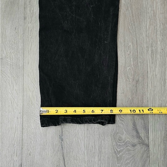 Rustler Men’s Regular Fit Straight Black Jeans Sz 38x30 - Picture 8 of 9